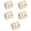 5Stk Tischblock Holz Countdown Kalender Bürokalender Detailliert 9