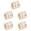 5Stk Tischblock Holz Countdown Kalender Bürokalender Detailliert 8