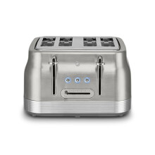 Swan Retro 4-Slice Toaster: 7 Browning, Defrost, Reheat, Crumb Trays