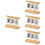 4Stück Tischkalender Ornament Countdown Wiederverwendbar 9
