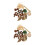 2Sets Retro Foto Hintergrund Requisiten Holz 8