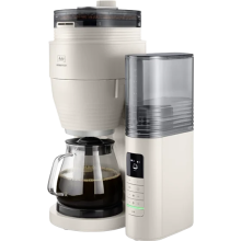 Melitta AromaFresh Pro X Filter Coffee Machine with Grinder, Warm Grey