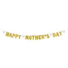 3Stk Mother's Day Banner Gold, Haltbar, Ideal Für - Und Außendeko