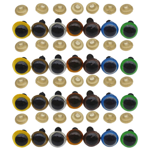 Assorted Color Panda Eye Screws Creative For Diy 1set 2