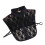 Mujer Cuello Postizo De Encaje Floral Corta (Negro) 1