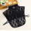 Mujer Cuello Postizo De Encaje Floral Corta (Negro) 5