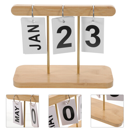 1Creatieve Desk Kalender Khaki Kleur Multifunctioneel Decor 2
