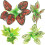 4 Unidades Acuario Artificiales Decorativa 1