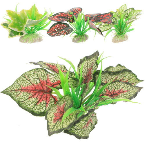 4 Unidades Acuario Artificiales Decorativa 2