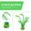 4 Unidades De Planta Artificial De Plástico Para Acuario 8
