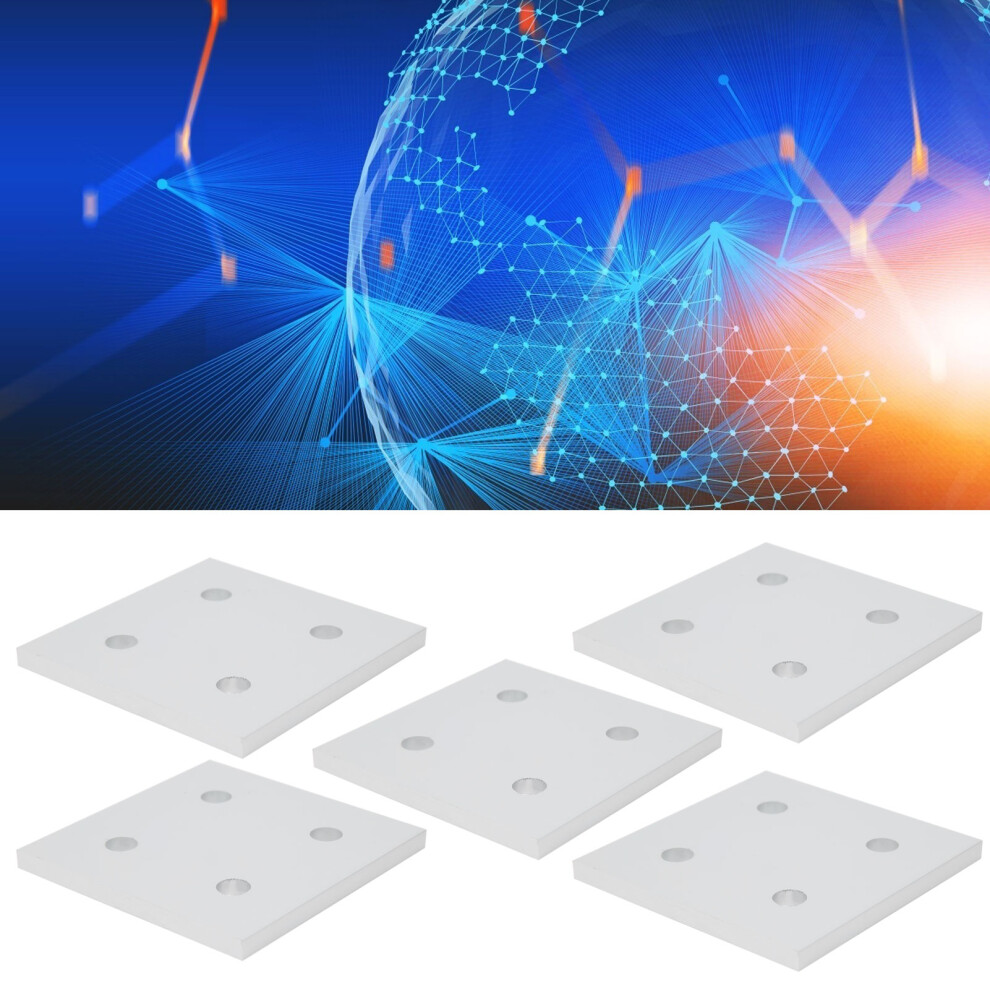 Aluminium Extrusion 4-Hole Connecting Plates 5Pcs For 8080 Profile Fabrication 7901359869214