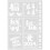 New Year Painting Stencil Template Mold Riutilizzabili 6