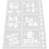 New Year Painting Stencil Template Mold Riutilizzabili 3