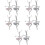 10 Pezzi Collana Con Ciondolo Ballerina Con 9