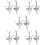 10 Pezzi Collana Con Ciondolo Ballerina Con 10