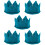 5 Pezzi Cappello A Per Compleanno 10