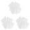 6 Pezzi Maniche Rimovibili in Tulle per Sposa 4