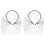 Fascia 2 Pezzi Copricapo per Sposa Mascherato 4