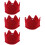 4 Pezzi Cappello A Per Compleanno 9