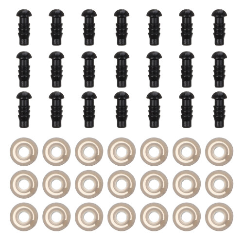 200 Occhi In 5 Mm Per Peluche Con Rondelle Neri