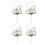 8Pz Broche Nozze Con Rosa, Corsage Per 2