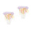 16 Star Topper Fatata Con Nappe Per 10
