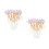 16 Star Topper Fatata Con Nappe Per 9