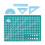 Set Materiale Scolastico Per Con Righello E Tappetino 5