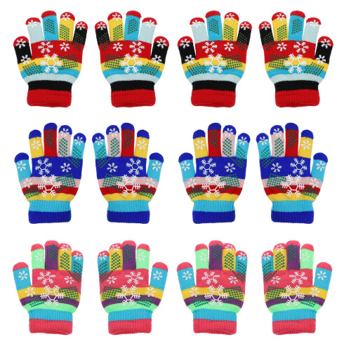 12Paia Full Finger Caldi E Semplici Per Sport Invernali