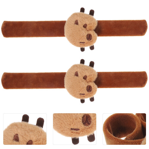 2 Unidades Pulseira De Pelúcia Com Para Crianças 2