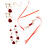 1 Set Damen Schmuck Mit Halskette Armband Ohrringe 10