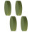 4Pcs Acessórios De Plástico Para Arranjo De Flores De 9