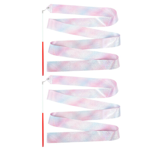 2Pcs Bastão De Com Fita, Rítmicas, De Arremesso