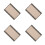 4Pcs Painel Lembrete Com Faixa Vintage Para 10