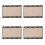 4Pcs Painel Lembrete Com Faixa Vintage Para 7