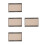 4Pcs Painel Lembrete Com Faixa Vintage Para 6