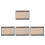 4Pcs Painel Lembrete Com Faixa Vintage Para 4