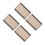 4Pcs Painel Lembrete Com Faixa Vintage Para 5