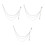 3Pcs Corrente De Camadas Punk Hip Hop 10