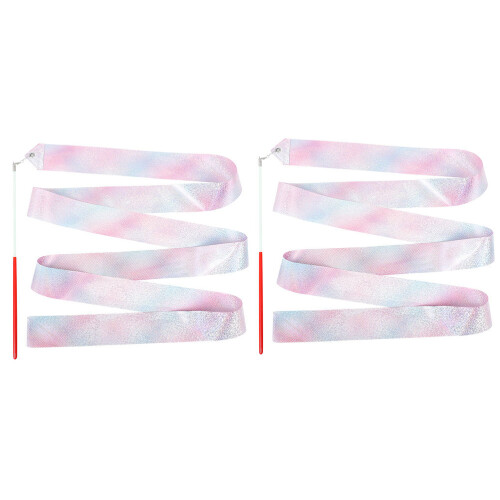 2Pcs Bastão De Com Fita, Rítmicas, De Arremesso 1