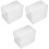 3Pcs Pequeno Sem Para Betta Quadrado Tigela 5