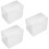 3Pcs Pequeno Sem Para Betta Quadrado Tigela 9