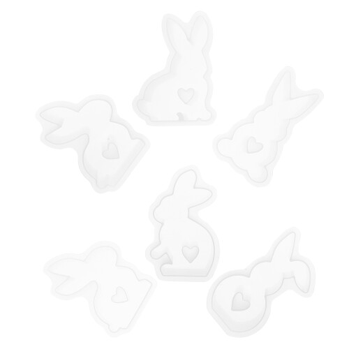 30 Unidades De Coelho Silicone Para Velas De Páscoa Diy