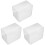 3Pcs Pequeno Sem Para Betta Quadrado Tigela 4