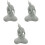 3Pcs Estátua De Para , Mini , Decoração Subaquática 5