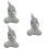 3Pcs Estátua De Para , Mini , Decoração Subaquática 9