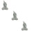 3Pcs Estátua De Para , Mini , Decoração Subaquática 11