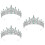 3 Unidades Tiara De Cristal Coroa Faixa Cabeça 9