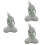 3Pcs Estátua De Para , Mini , Decoração Subaquática 8