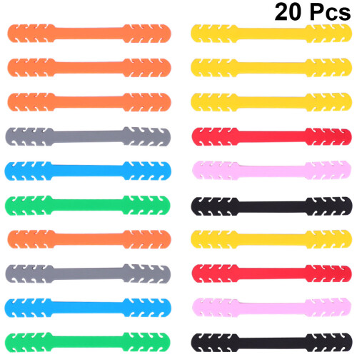 20 Unidades Extensão Para Máscara Com Fivela Ajustável De Silicone 2